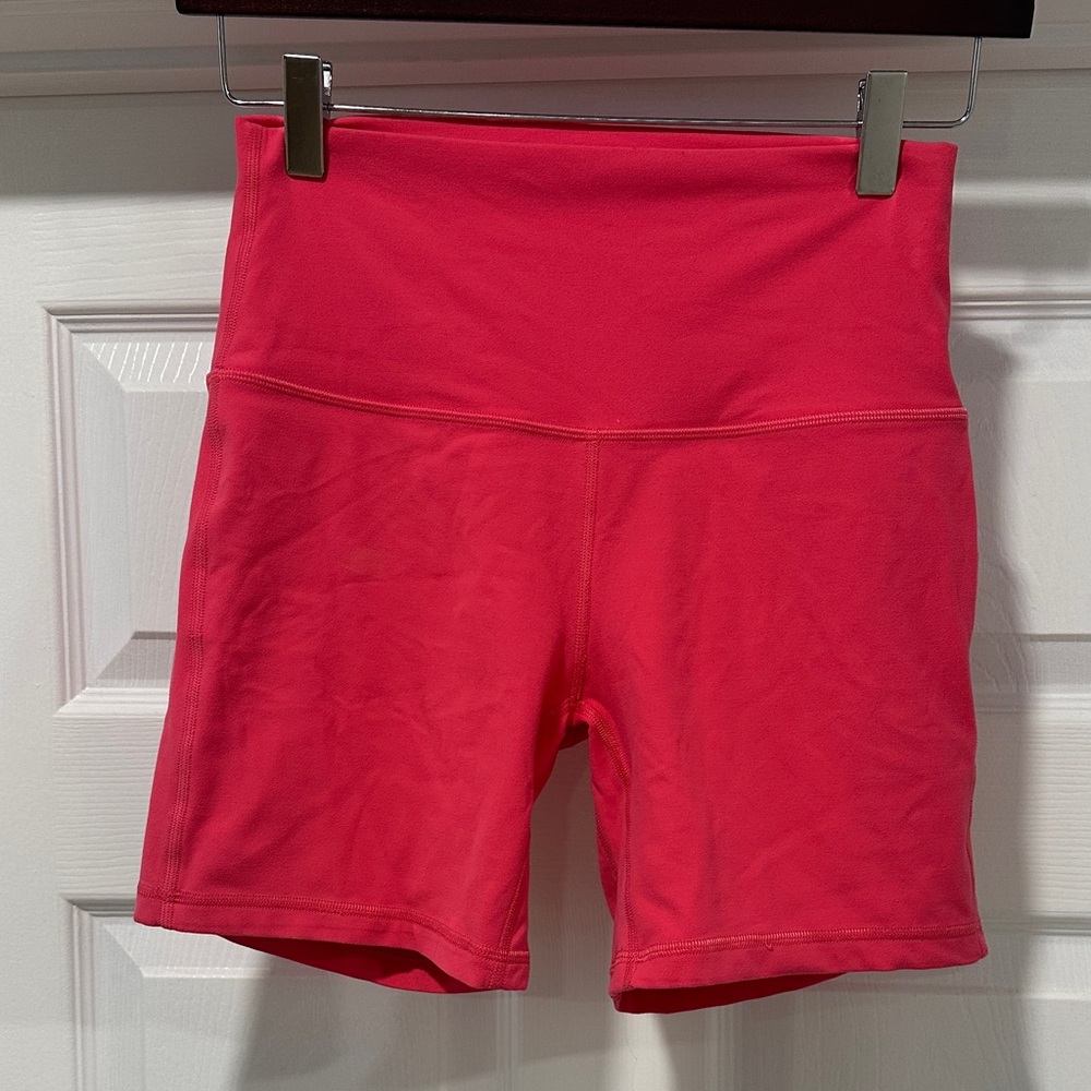 lululemon athletica High-Rise Athletic Shorts in Coral